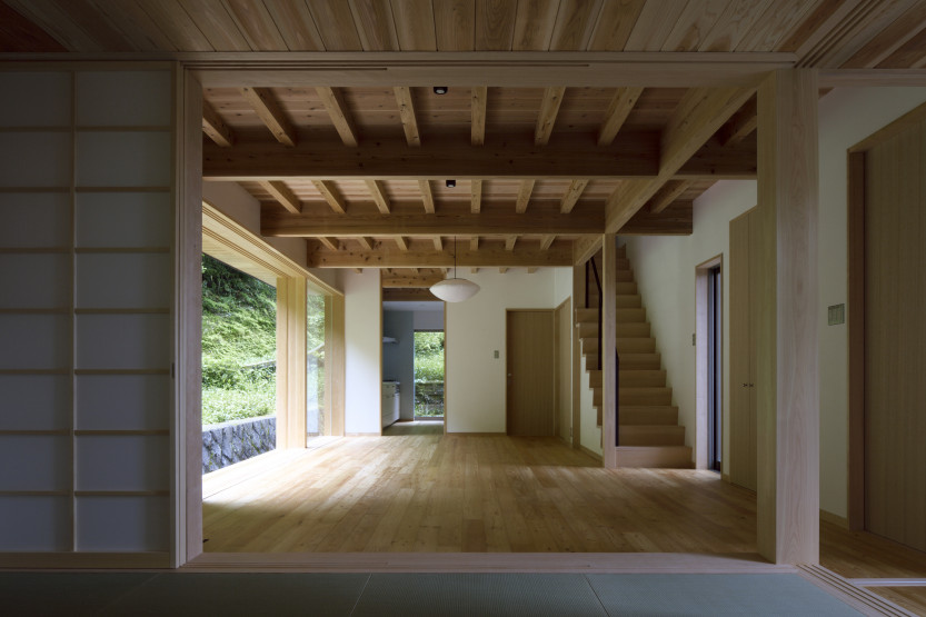 Higashiyama House Living Room Interior Design