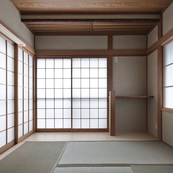 House in Murasakino Japanese Style Decor Bedroom