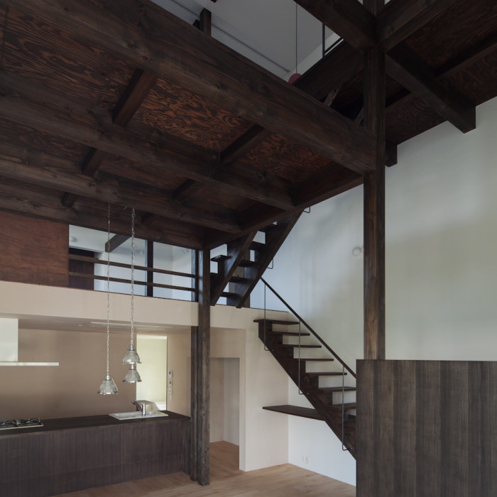 A House on the skirts of Mt. Fuji Kitchen Japanese Traditional Style