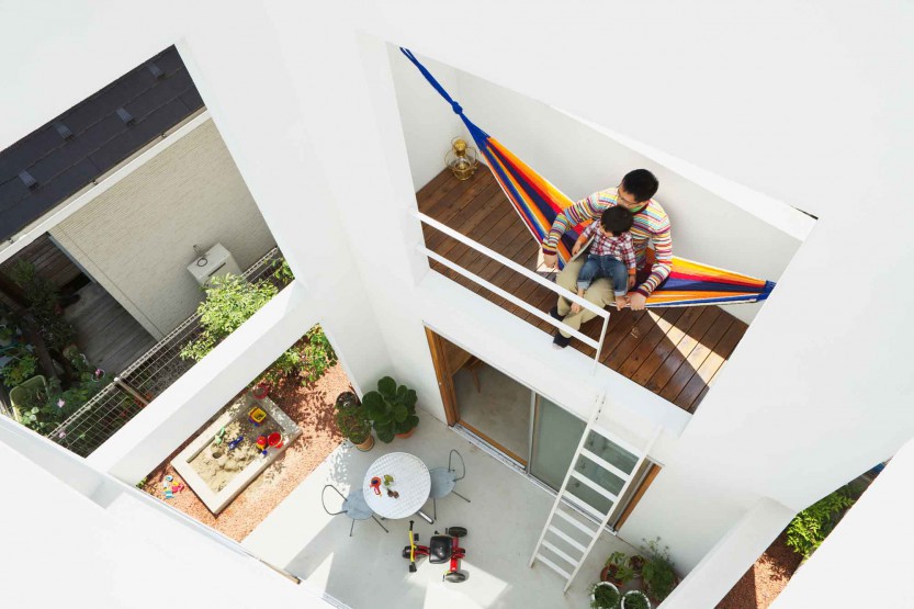 Inside House + Outside House Terrace Design