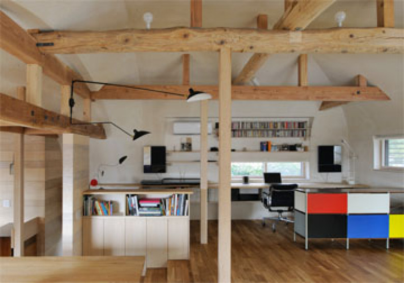 House in Kitashirakawa Office Japanese Design