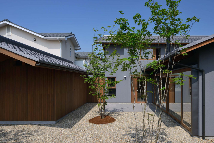 Nijouoji House Courtyard Japanese Decor