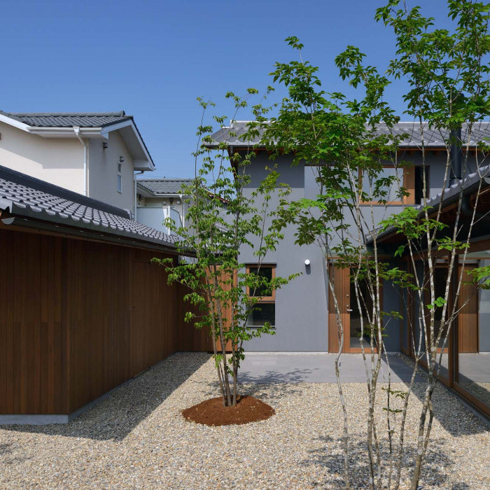 Nijouoji House Courtyard Japanese Decor